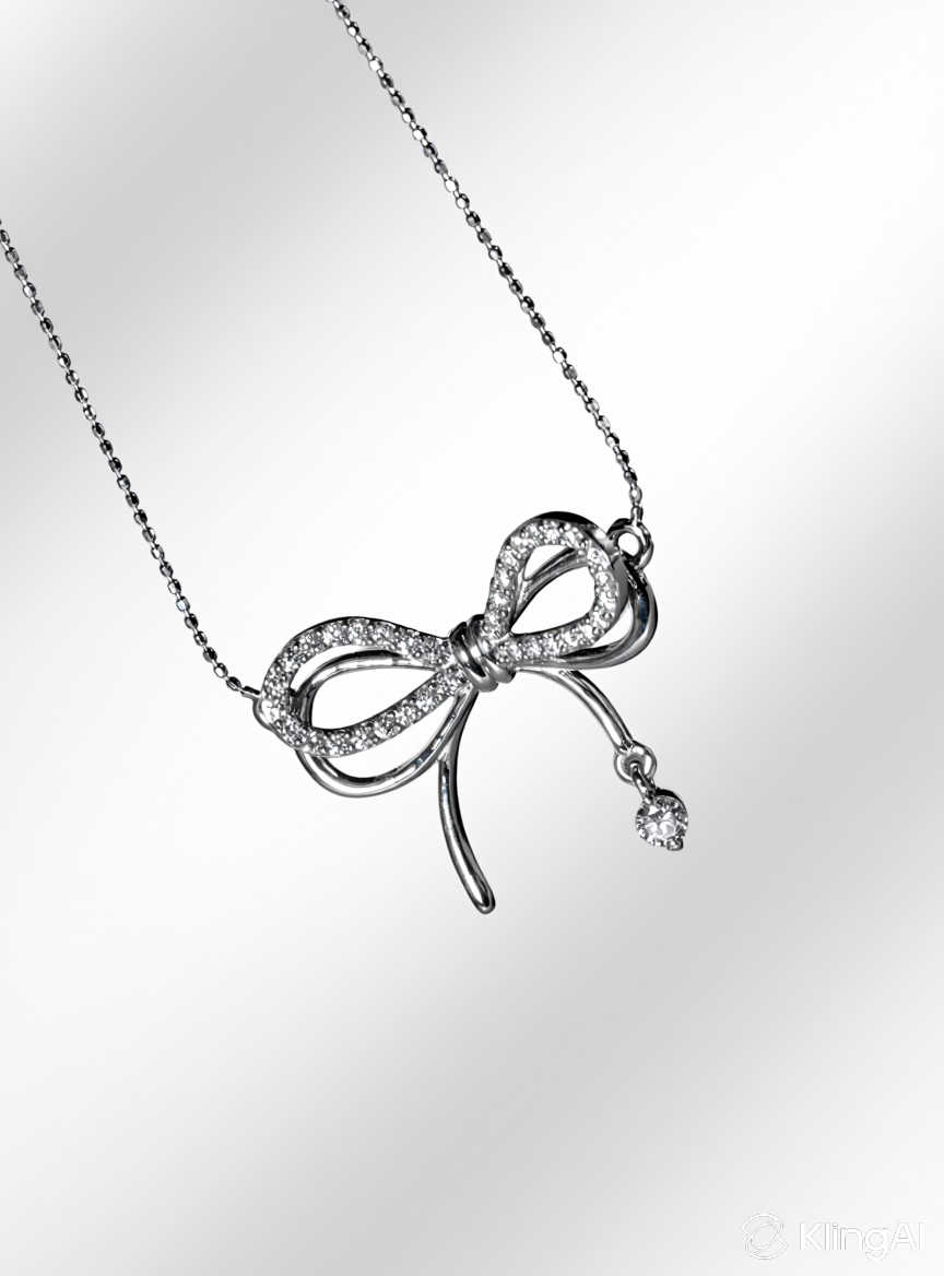 Thumbnail: Beau pendant with chain gold 9K set W/ 0.83ct Lab-grown diamonds