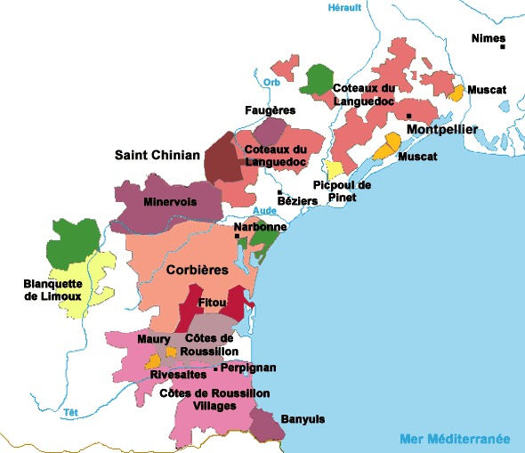 Roussillon map