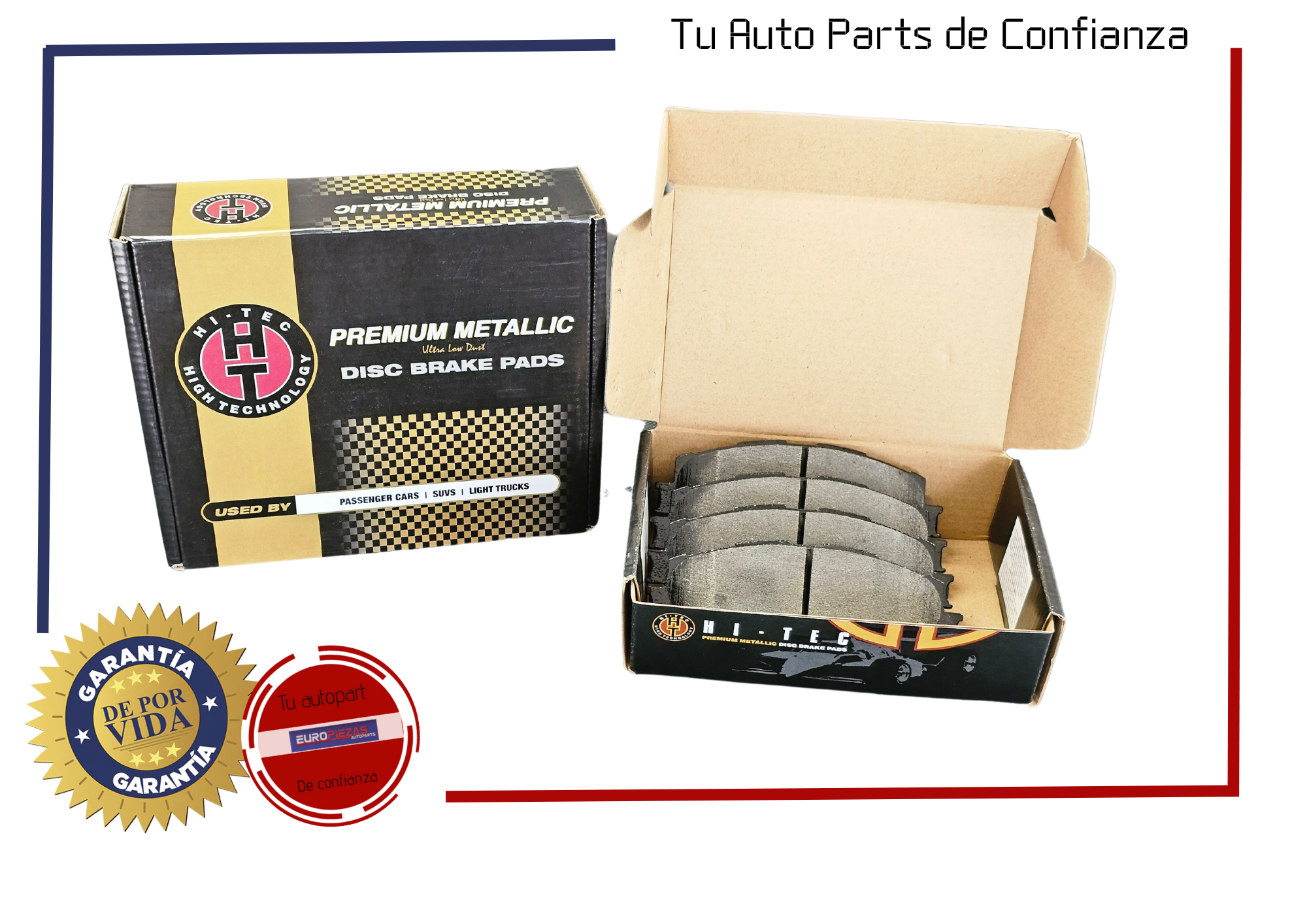 Pads de Freno Delanteros Metalicos Toyota Rav4 01-05