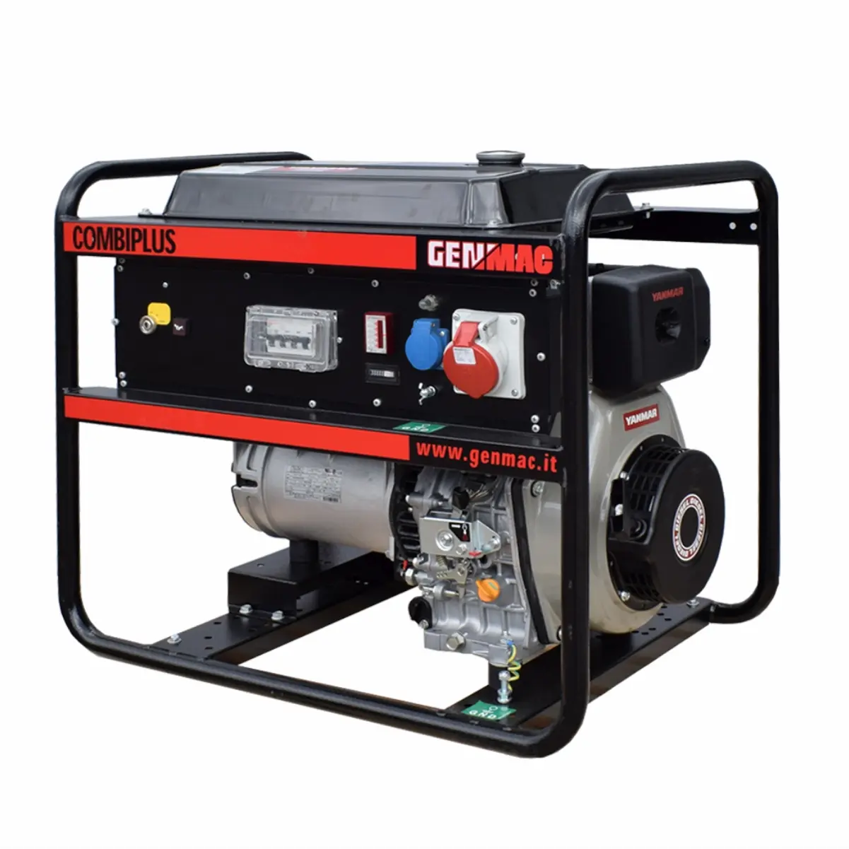 Generator de curent GENMAC CombiPlus G6500YEO putere maxima 6,6 kVA/400V motor Y