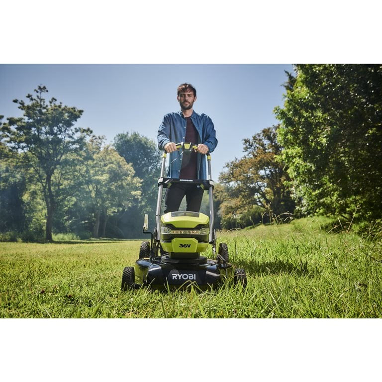 Miniatură: Mașină de tuns gazon / mulcire 36V MAX POWER, motor fără perii, punte 51cm