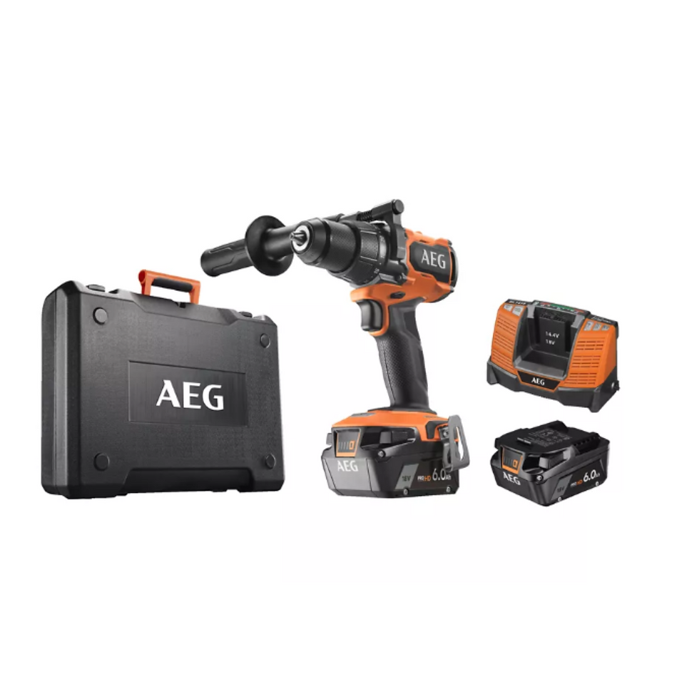 Mașină de găurit cu percuție AEG model BSB 18BL2-602K