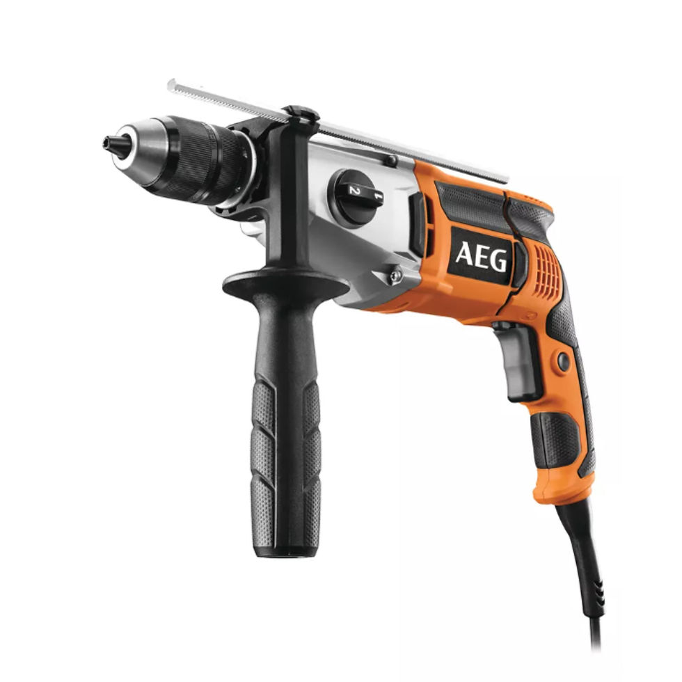 Mașină de găurit cu percuție cu 2 viteze AEG model SB2E 1100 RV
