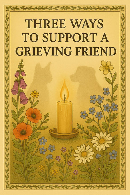 Three Ways To Support A Friend Experiencing Pet Loss
