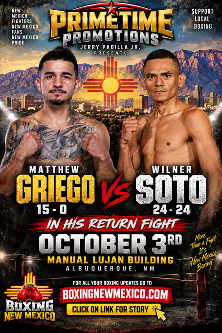 Griego to fight Soto in return fight