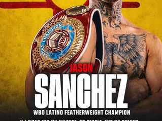 Jason Sanchez fights June 14th for Latino belt