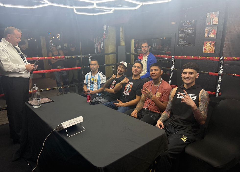 Tapia card weigh in pics
