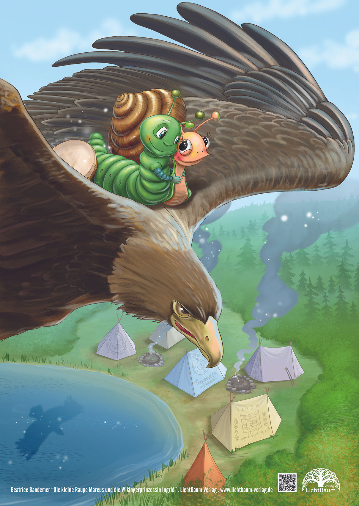 Plakat "Die kleine Raupe Marcus und die Wikingerprinzessin Ingrid"