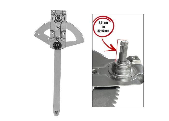 MAQUINA VIDRO PORTA MANUAL MBB 507/809/811/909/1938 LE