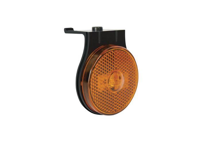 LANTERNA LATERAL LED RANDON 65MM BV AMBAR C/FIO C/SUP