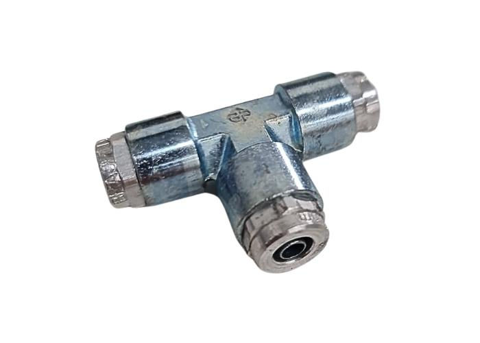 Miniatura: TEE UNIAO 08MM METAL ENGATE RAPIDO