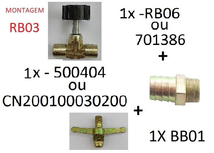 Miniatura: REGISTRO BOTIJAO C/BORBOLETA MANG 5/16