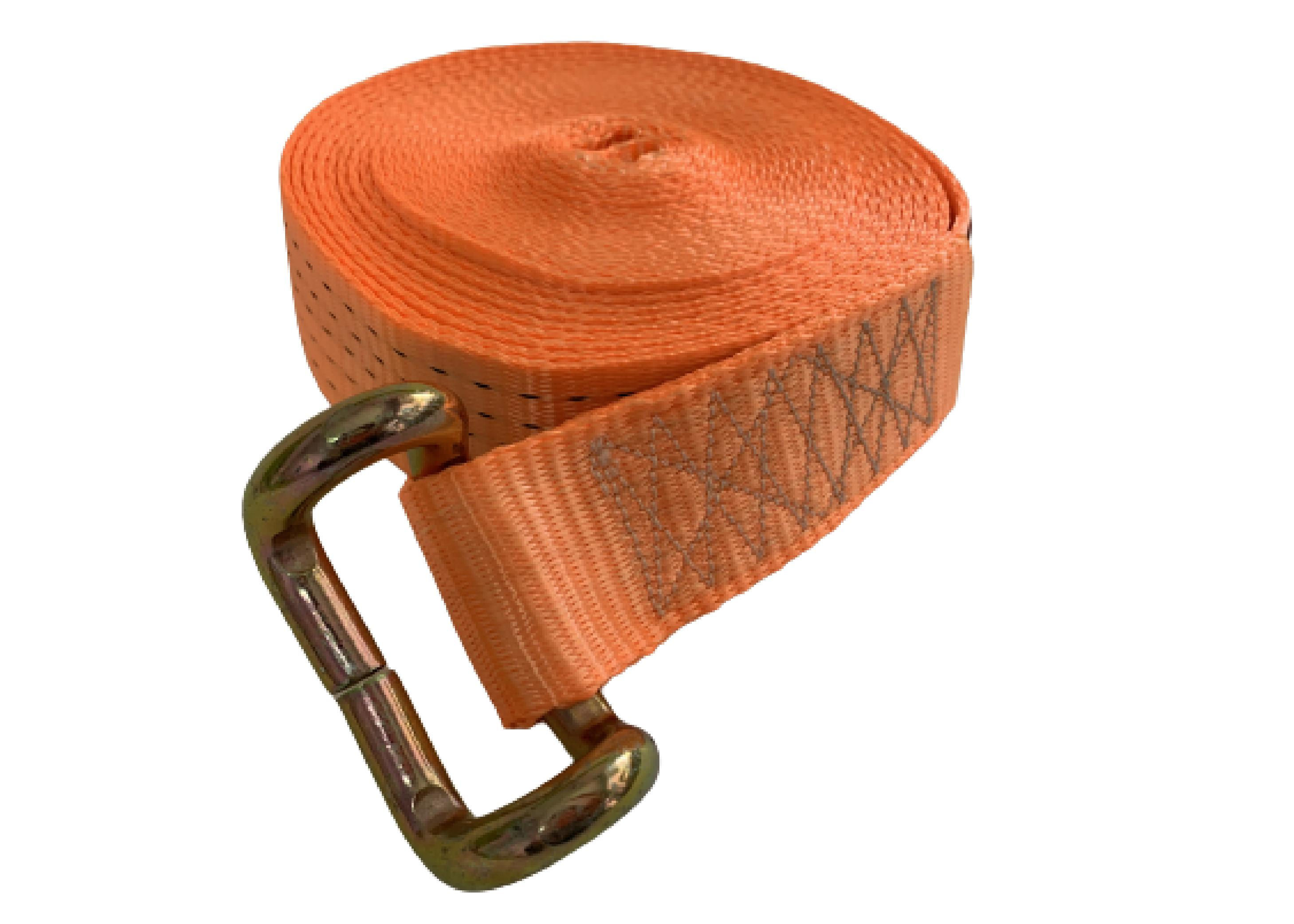 CINTA AMARRACAO 50MM 5T 9M GANCHO SIDER LARANJA