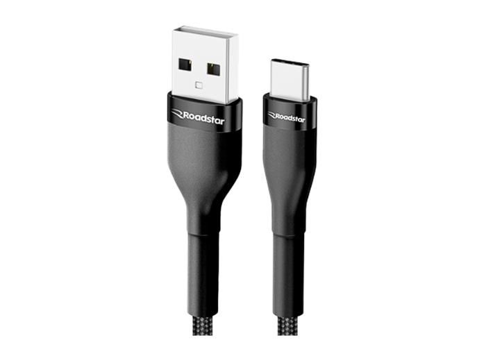 CABO CARREGAMENTO USB-A PARA TYPE-C PRETO