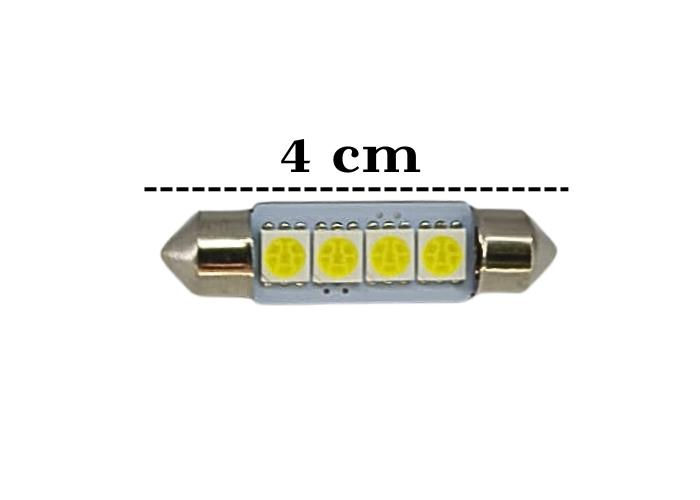 LAMPADA LED TORPEDO COM 4 LEDS