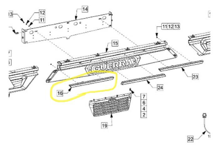 Miniatura: COMPLEMENTO BRAKE LIGHT SAIA CENTRAL GUERRA 2025 LE