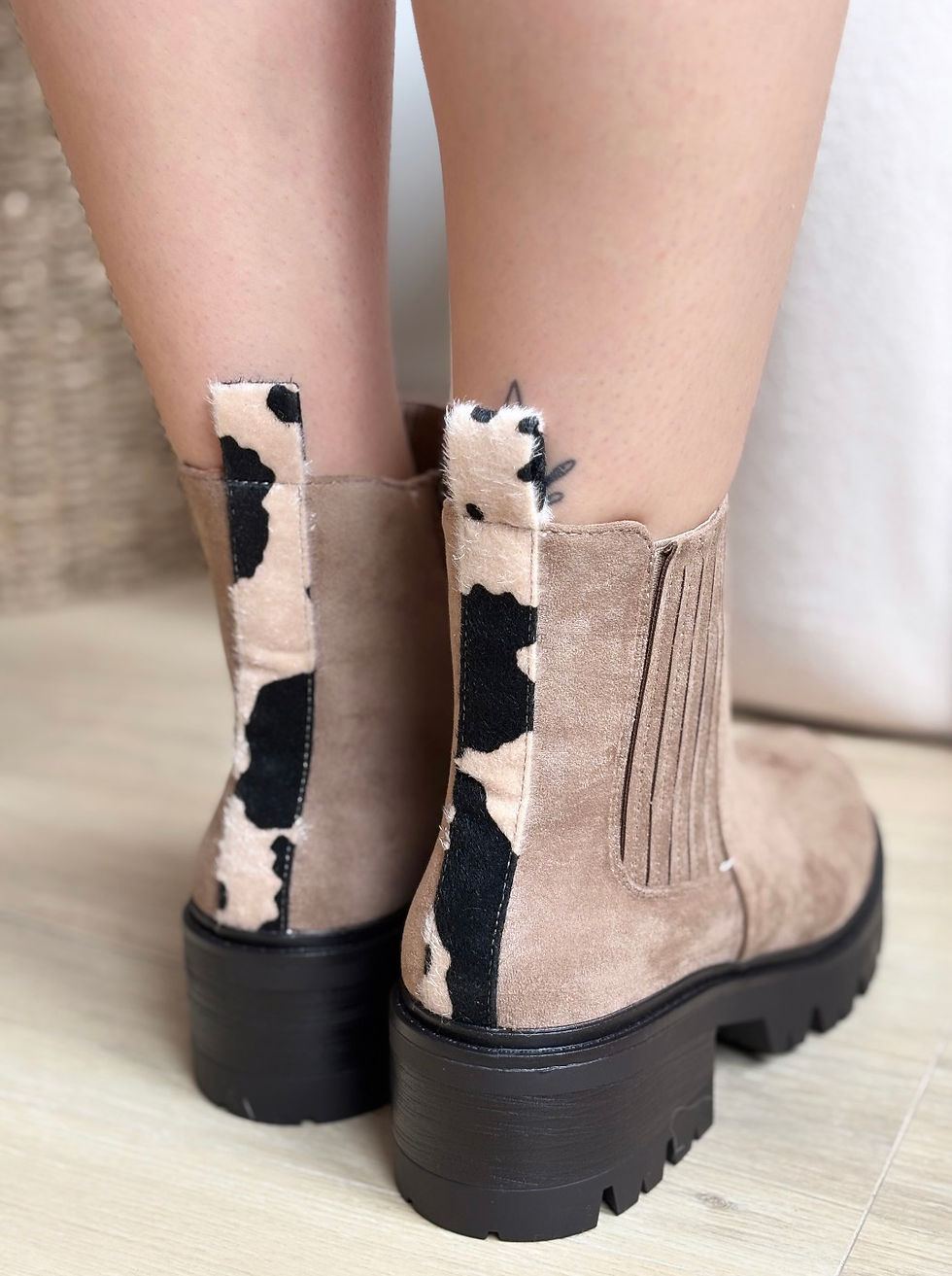Miniature : Bottines « ROMY » taupe