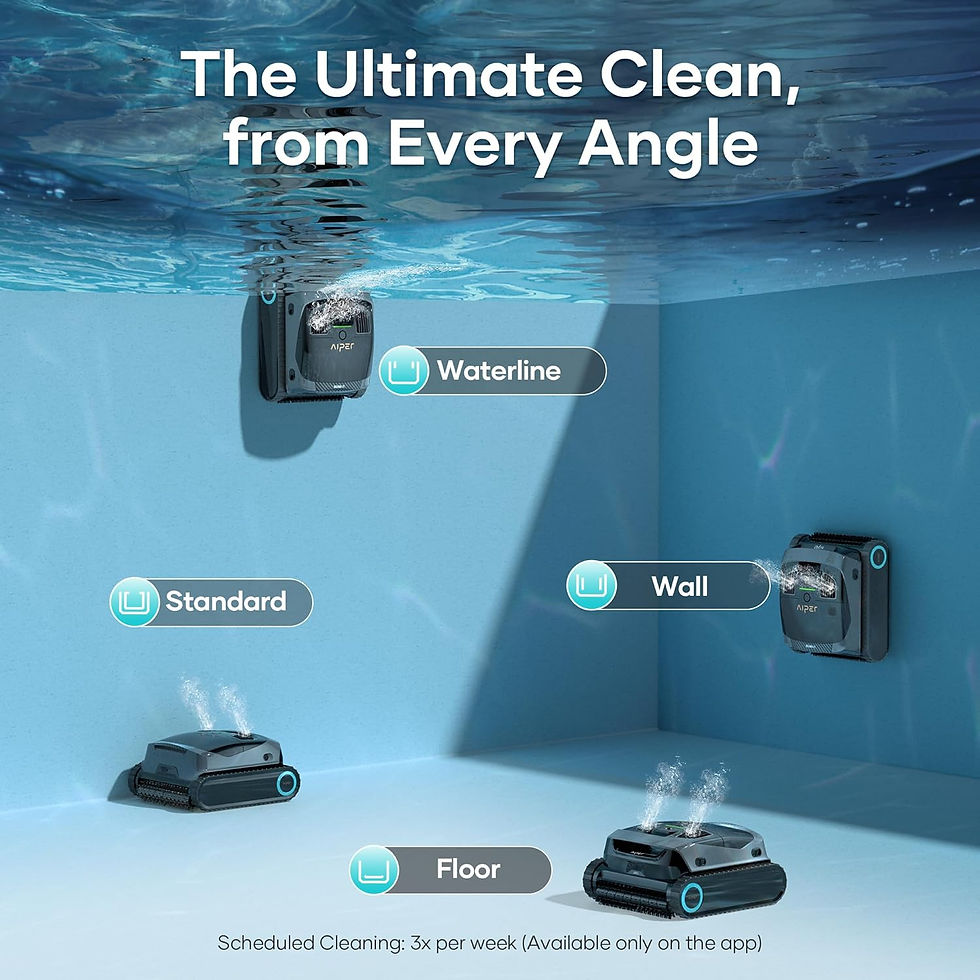 Thumbnail: AIPER Scuba X1 Cordless Robotic Pool Cleaner, 6600 GPH High-Power Suction with 