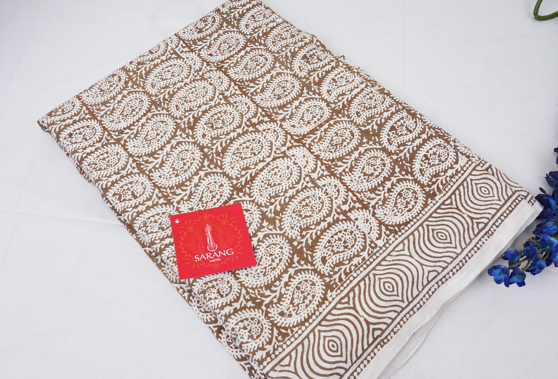 Soft Cotton Bagh Handblocked  3Pc Suit