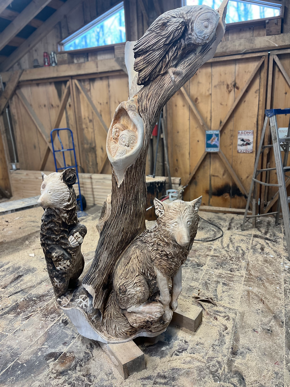 Custom Chainsaw Carving