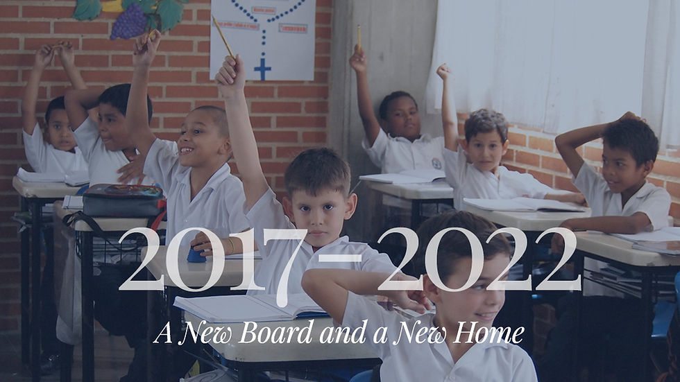 Catholic World Mission history
2017–2022
A New Board and a New Home