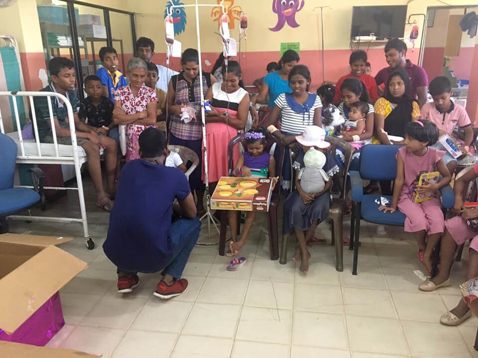 Providing Supplies for Blind Families in Sri Lanka