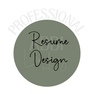 Resume Design | Professional Branding & Visual Communication