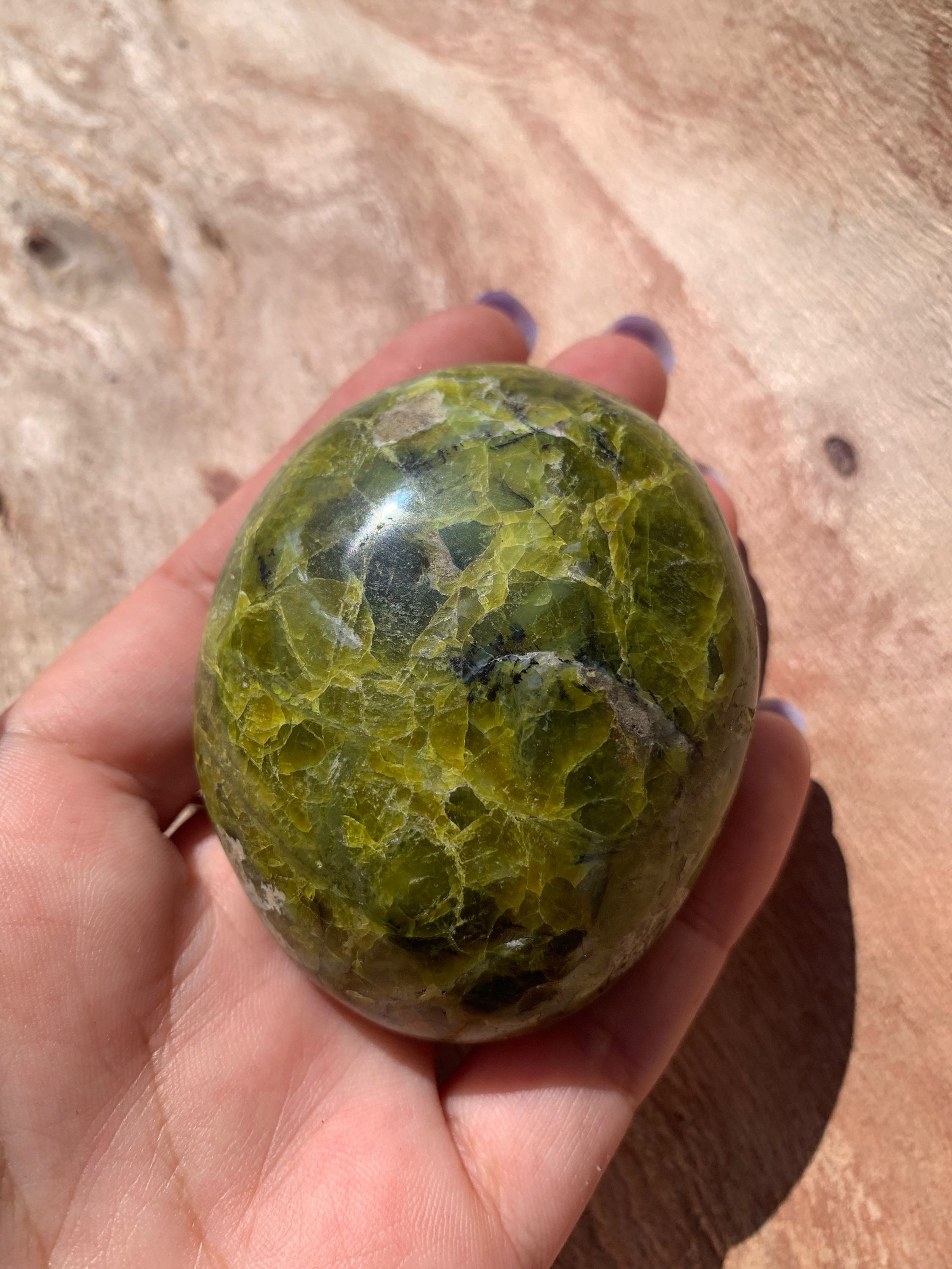 Green Opal Palmstone