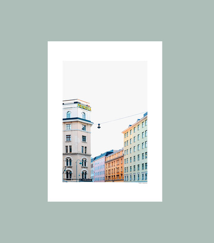 Viiskulma-juliste 50x70cm | Helsinki Posters