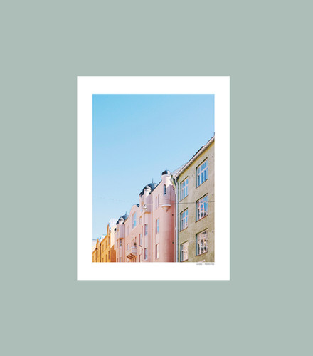 Luotsikatu-juliste 30x40cm | Helsinki Posters