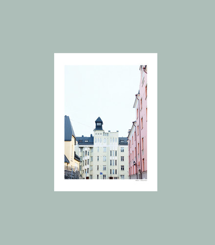 Oikokatu-juliste 30x40cm | Helsinki Posters