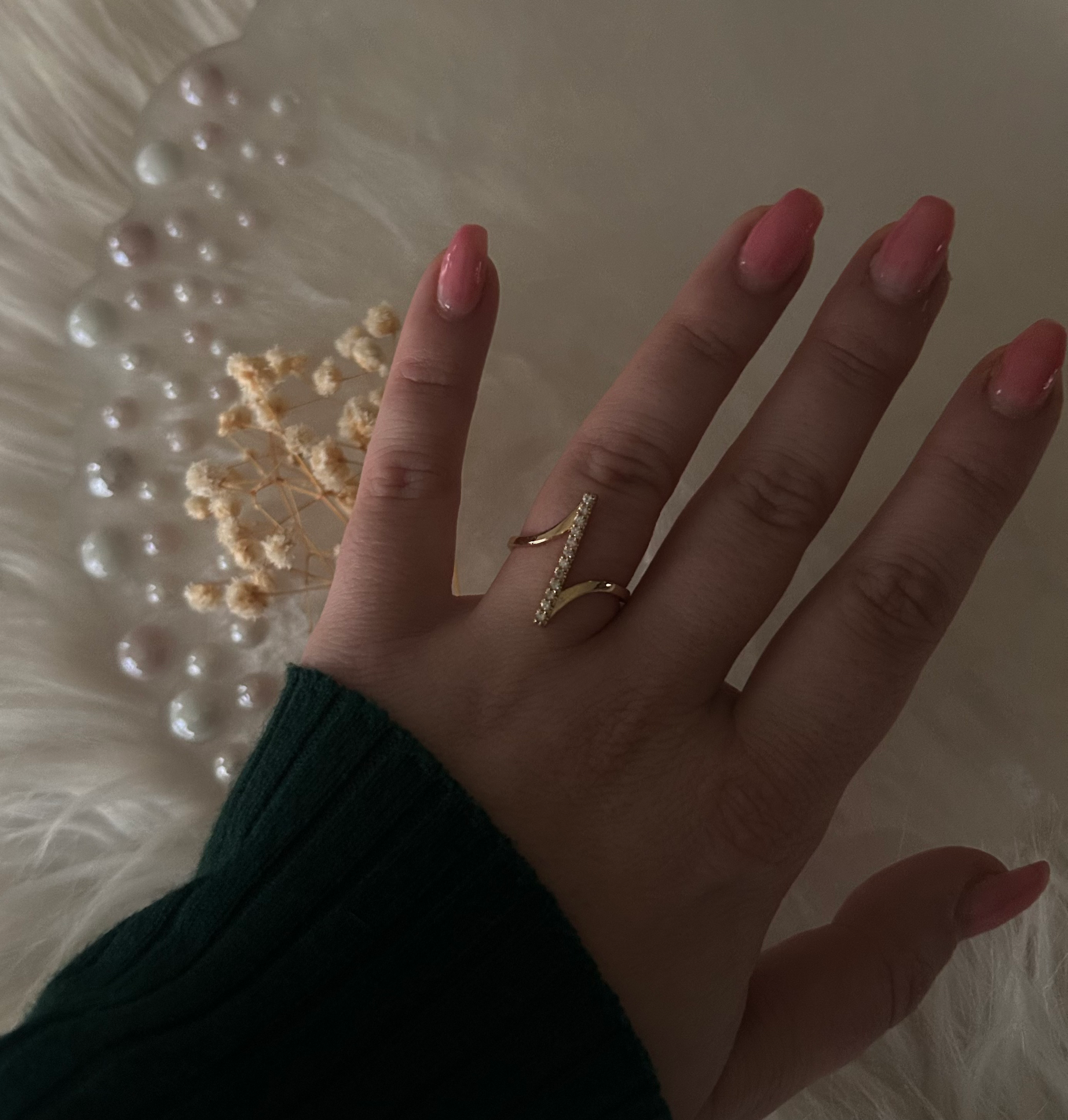 Lightning verstelbare ring