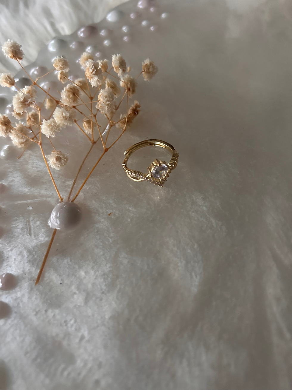 Ring diamond verstelbaar 