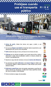 protejase cuando utilice el transporte p