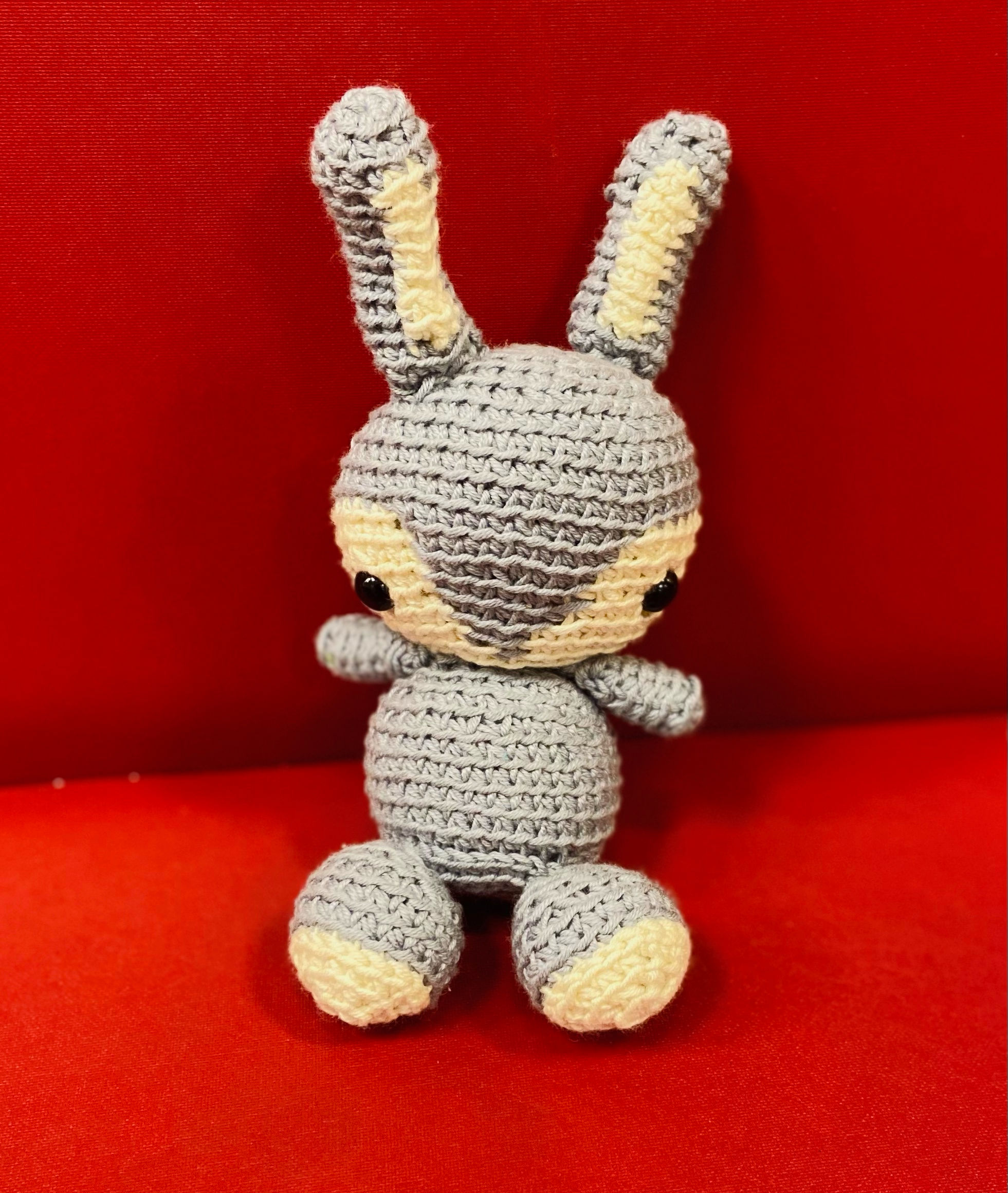 Gray Crooked Eared Bunny