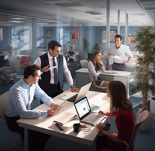 l Arbeidsliv - uca_50181_Copy_style_and_colors_of_this_image._show_a_office_s_d01ddb75-357