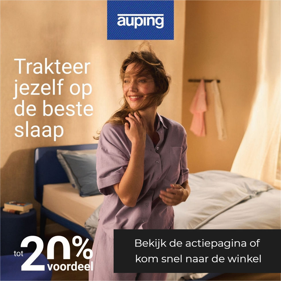 Auping actie bij Rebel Wonen en Slapen