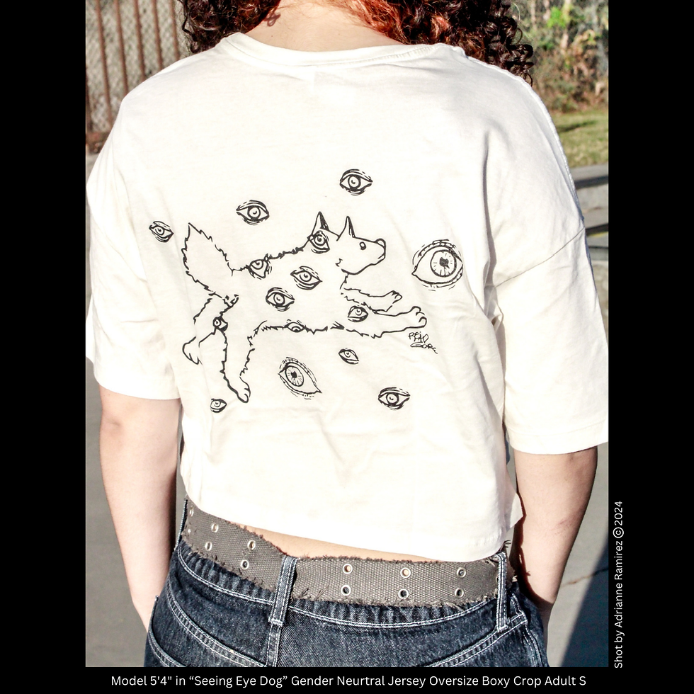Thumbnail: Seeing Eye Dog Gender Neutral TShirts