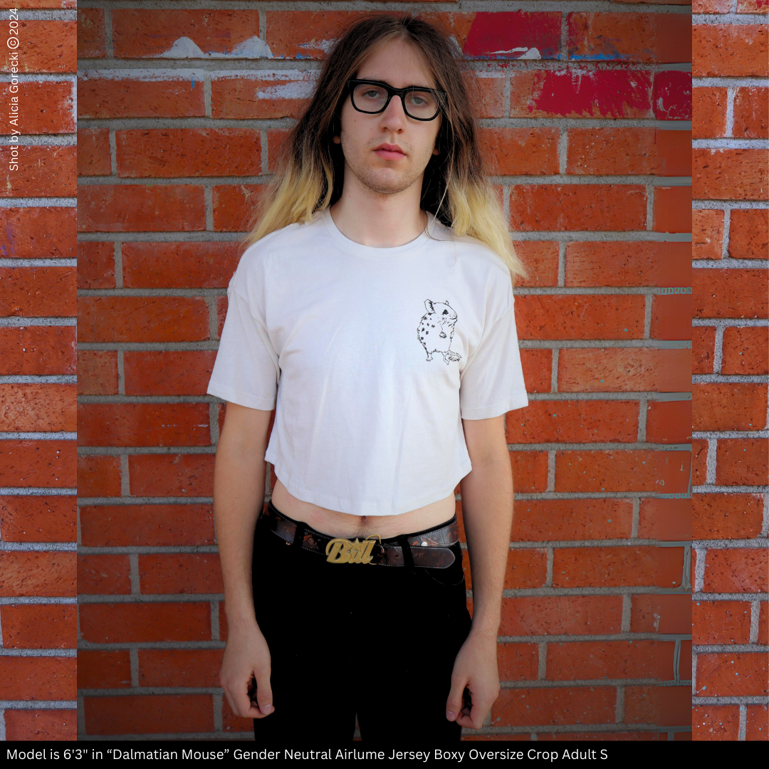 Dalmatian Mouse Gender Neutral TShirts and Crop Tops