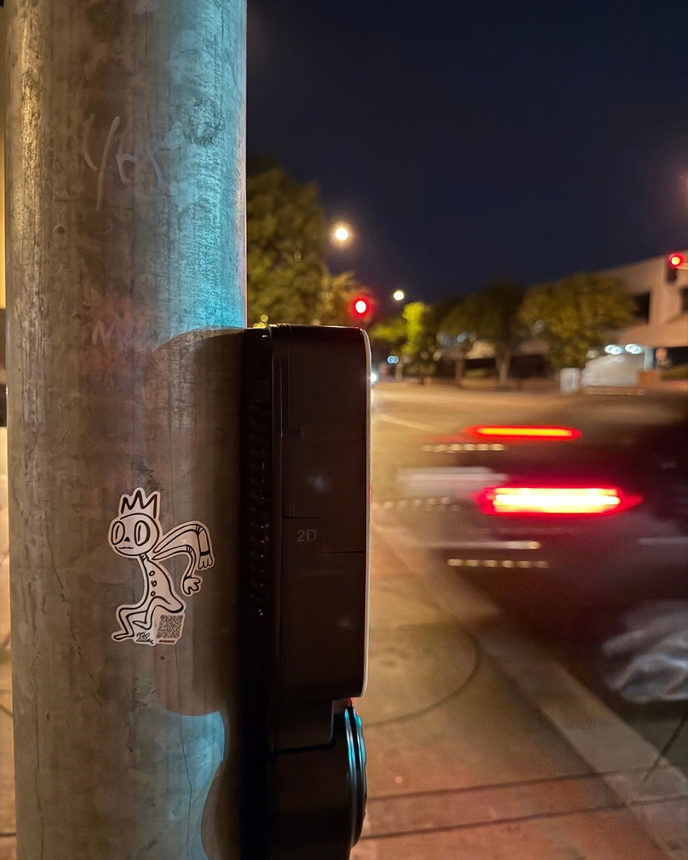 Thumbnail: Slinky King Reid Gore die cut sticker