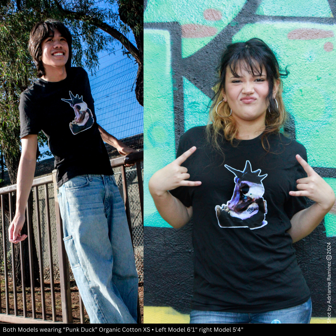 Puck the Punk Duck Gender Neutral T-Shirts