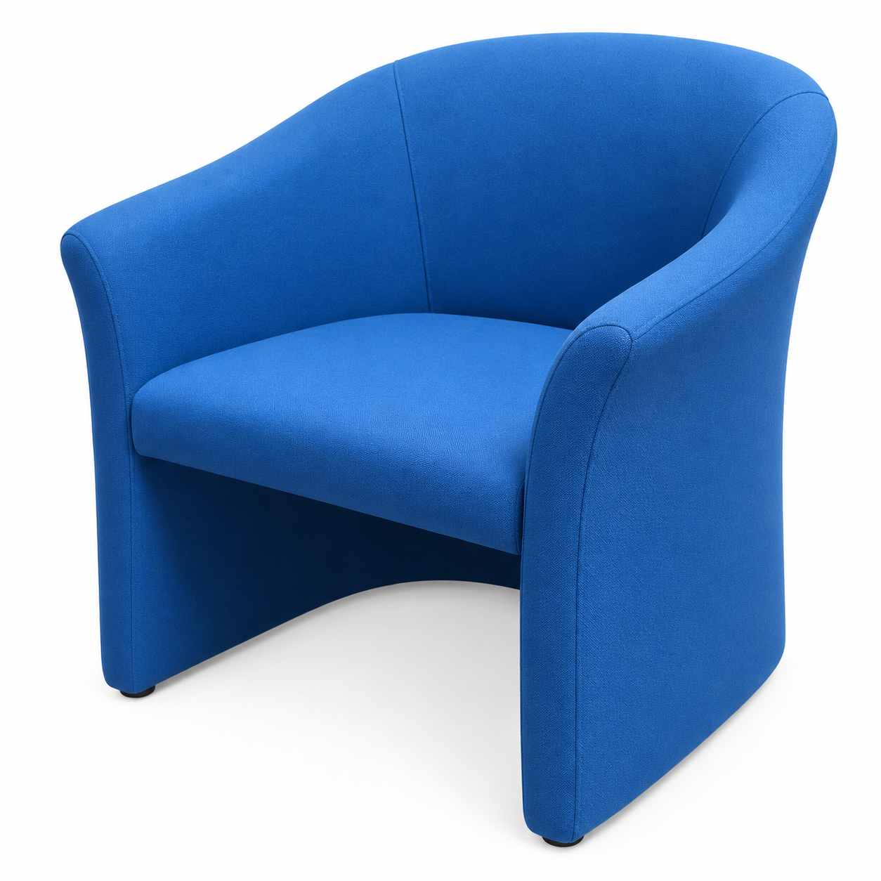 Fauteuil d'accueil bleu avec accoudoirs (Qté : 9) FAU436