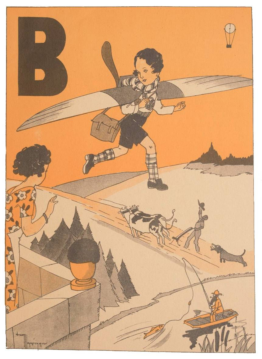 A B C illustré par Gaston Maréchaux