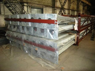 Опоры освещения покрытие"горячее оцинкование" перед отправкой в г.Ашхабад ( Турменистан )