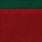 three horizontal strips three-quarter red bottom plus dark green at top tiny black strip in between