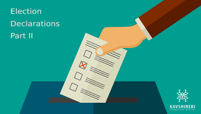 The second part of the election declarations was published