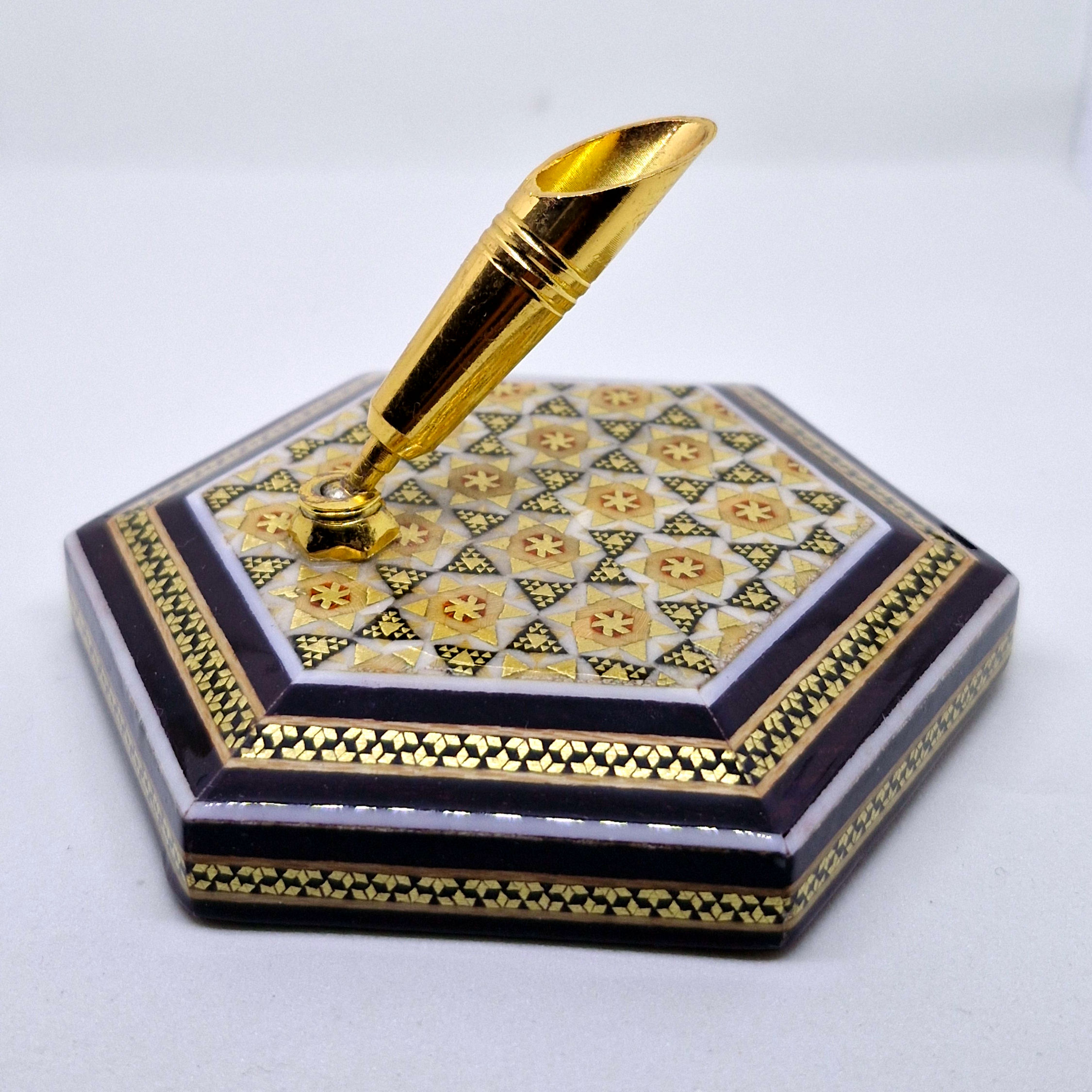 Khatam #202618/KugelschreiberStänder/Handarbeit