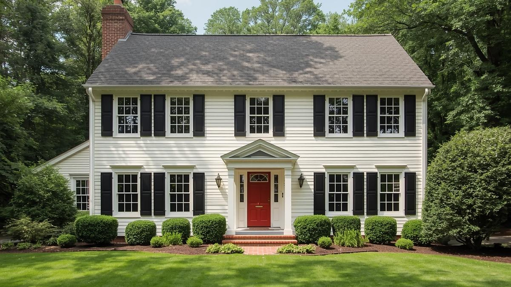 Colonial Ranch Style Best Exterior Paint Colors for Colonial, Cape Cod, and Ranch Style Homes