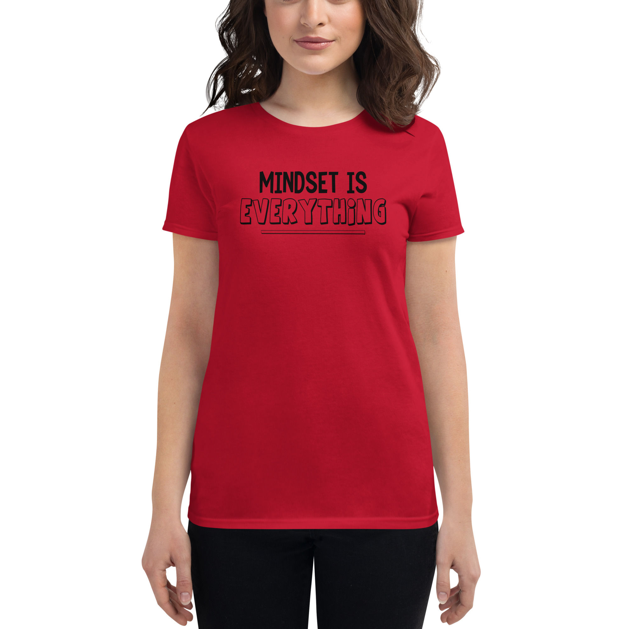 Positive Thoughts Tee Shirt For Women | Mindset is Everything