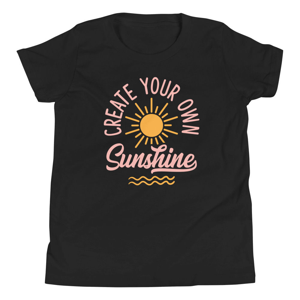 Spread the Love with Our Youth Short Sleeve Tee: Create Your Own Sunshine